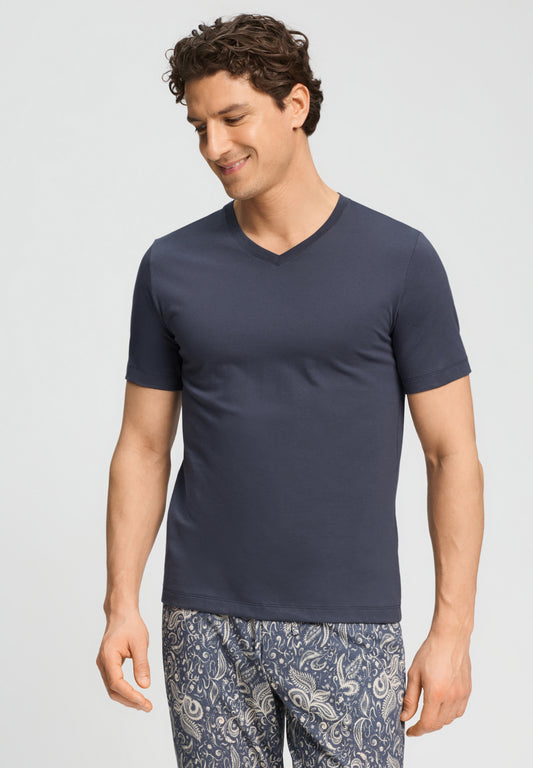 Living Shirts-S/Slv Shirt V-Neck